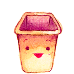 Recycle Bin Empty 2 Icon, Recycle Bin Empty 2,Summer Love Cicadas,Cartoon