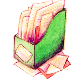 Recycle Bin Full 1 Icon, Recycle Bin Full 1,Summer Love Cicadas,Cartoon