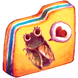 Y Cicadas Icon, Y Cicadas,Summer Love Cicadas,Cartoon