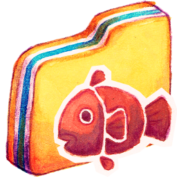Y Fishy Icon, Y Fishy,Summer Love Cicadas,Cartoon