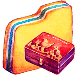 Y Personal Storage Icon, Y Personal Storage,Summer Love Cicadas,Cartoon