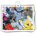 KAWScollage Icon, KAWScollage,The Kaws,Cartoon,http://datboyct.deviantart.com/art/The-Kaws-79771123