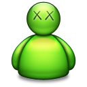 kawsbuddygreenqEn2 Icon, kawsbuddygreenqEn2,The Kaws,Cartoon,http://datboyct.deviantart.com/art/The-Kaws-79771123