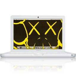 kawsmacbookwhitevSFe Icon, kawsmacbookwhitevSFe,The Kaws,Cartoon,http://datboyct.deviantart.com/art/The-Kaws-79771123