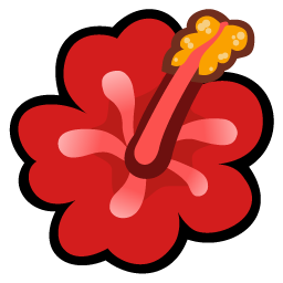 Native Hibiscus Icon, Native Hibiscus,Tiki Time,Culture,