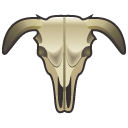 cattle scull Icon, cattle scull,Wild West,Culture,