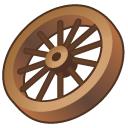 wagon wheel Icon, wagon wheel,Wild West,Culture,