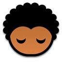 down 128x128 Icon, down 128x128,Black Power Emoticons,Emoticon,