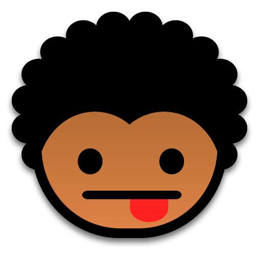 tongue 512x512 Icon, tongue 512x512,Black Power Emoticons,Emoticon,