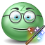 harrypotter Icon, harrypotter,Green Emo,Emoticon