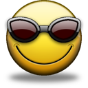 Cool Icon, Cool,Shiny Smiley,Emoticon
