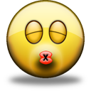 Kissy Icon, Kissy,Shiny Smiley,Emoticon