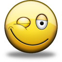 Winky Icon, Winky,Shiny Smiley,Emoticon