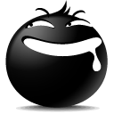 Greedy Smile Icon, Greedy Smile,The Black,Emoticon,