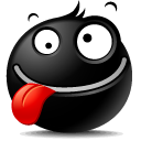 Grimace Smile Icon, Grimace Smile,The Black,Emoticon,