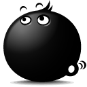 Nothing Smile Icon, Nothing Smile,The Black,Emoticon,