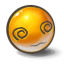 Dizzy Icon, Dizzy,Yolks,Emoticon