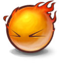 On fire Icon, On fire,Yolks,Emoticon