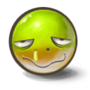 Sick Icon, Sick,Yolks,Emoticon