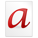 font type1 pia Icon, font type1 pia,Crystal Project Mimetypes,File Type,