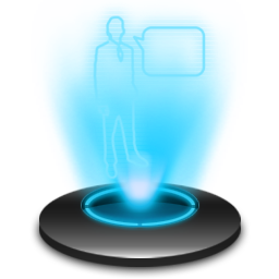 Communicator Icon, Communicator,Holographic,File Type