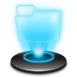 Folder Icon, Folder,Holographic,File Type