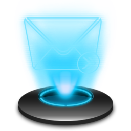 Mail Icon, Mail,Holographic,File Type