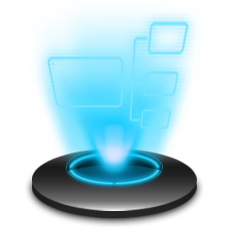 MyNetwork Icon, MyNetwork,Holographic,File Type