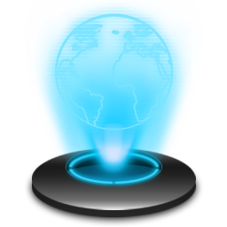 Web browser Icon, Web browser,Holographic,File Type