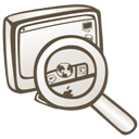 Computer search Icon, Computer search,KOMIK,File Type,http://wilsoninc.deviantart.com/art/KOMIK-Iconset-ICNS-57237006