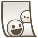Conversation Icon, Conversation,KOMIK,File Type,http://wilsoninc.deviantart.com/art/KOMIK-Iconset-ICNS-57237006
