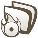Folders Burn Icon, Folders Burn,KOMIK,File Type,http://wilsoninc.deviantart.com/art/KOMIK-Iconset-ICNS-57237006