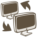 Transfer   p2p Icon, Transfer   p2p,KOMIK,File Type,http://wilsoninc.deviantart.com/art/KOMIK-Iconset-ICNS-57237006