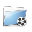 Folder Videos copy Icon, Folder Videos copy,Longhorn Pinstripe,File Type