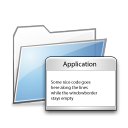 Folder apps copy Icon, Folder apps copy,Longhorn Pinstripe,File Type