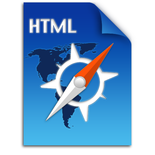 html file Icon, html file,Safari filetypes,File Type,http://RedBarchetta14.deviantart.com/art/Safari-filetypes-84212076