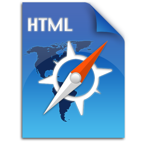html Icon, html,Safari filetypes,File Type,http://RedBarchetta14.deviantart.com/art/Safari-filetypes-84212076