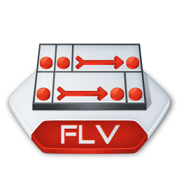 Adobe flash flv Icon, Adobe flash flv,Senary,File Type