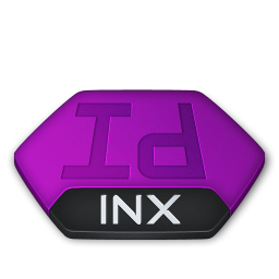 Adobe indesign inx v2 Icon, Adobe indesign inx v2,Senary,File Type