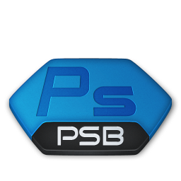 Adobe photoshop psb v2 Icon, Adobe photoshop psb v2,Senary,File Type