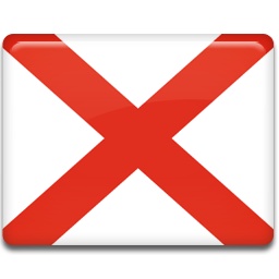 Alabama Flag Icon, Alabama Flag,American States,Flag