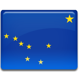 Alaska Flag Icon, Alaska Flag,American States,Flag