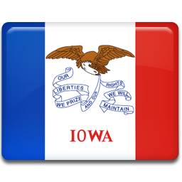 Iowa Flag Icon, Iowa Flag,American States,Flag