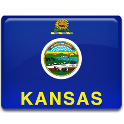 Kansas Flag Icon, Kansas Flag,American States,Flag