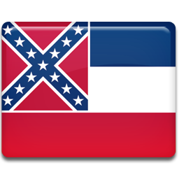 Mississippi Flag Icon, Mississippi Flag,American States,Flag