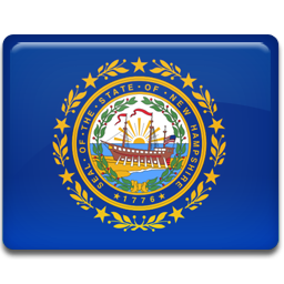 New Hampshire Flag Icon, New Hampshire Flag,American States,Flag