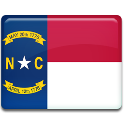 North Carolina Flag Icon, North Carolina Flag,American States,Flag