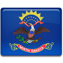North Dakota Flag Icon, North Dakota Flag,American States,Flag
