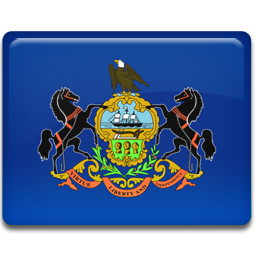 Pennsylvania Flag Icon, Pennsylvania Flag,American States,Flag