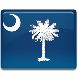 South Carolina Flag Icon, South Carolina Flag,American States,Flag